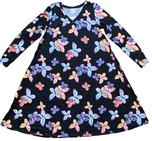 NWT LuLaRoe 2XL Emily Swing Dress - As Pictured