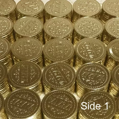 NEW 2000 GOLDEN 777 AUTHENTIC PACHISLO SLOT MACHINE TOKENS - NEW