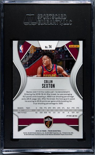 2019-20 Panini Prizm - Silver Prizm #74 Collin Sexton - Picture 2 of 2