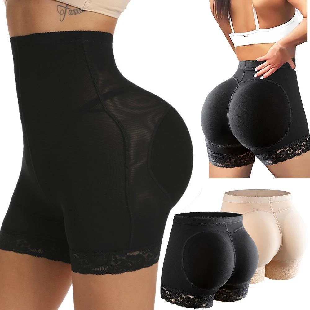 Pantaletas Con Relleno Para Levantar Gluteos Nalgas Licras Cortas De Mujer  Short