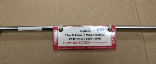 Regis REGISCELL 4.6x250mm, 5um esférico, P/N 784104 columna quiral HPLC - Imagen 2 de 3