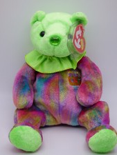 Ty Beanie Babies - August the Birthday Bear - (2001, Retired)