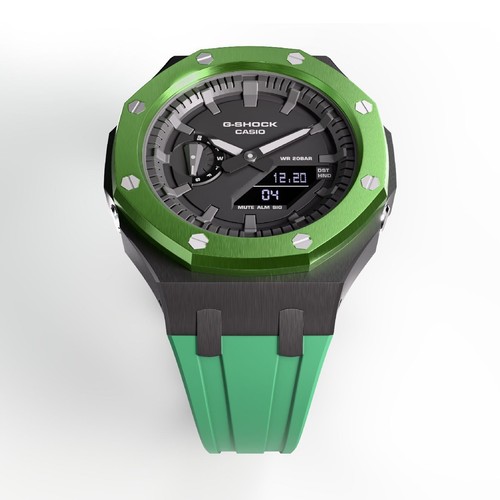 Orologio Casioak Mod Custom Casio G-Shock GA-2100 Metallo Personalizzato GA2100 - Foto 5 di 5
