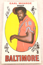 Topps Earl Monroe Basketball Rookie Sports Trading Cards