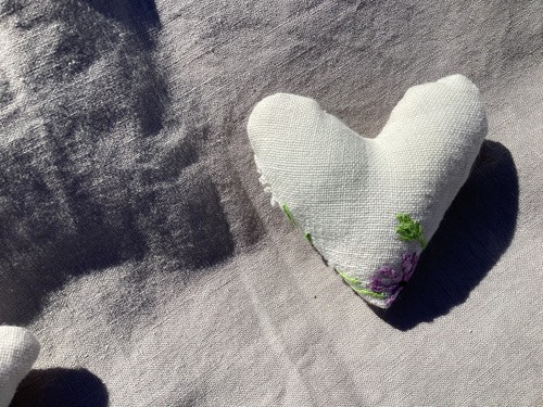 Primitive  Vintage Hearts  Bowl Fillers Valentine’s Day Lot Of 3 - Picture 4 of 8