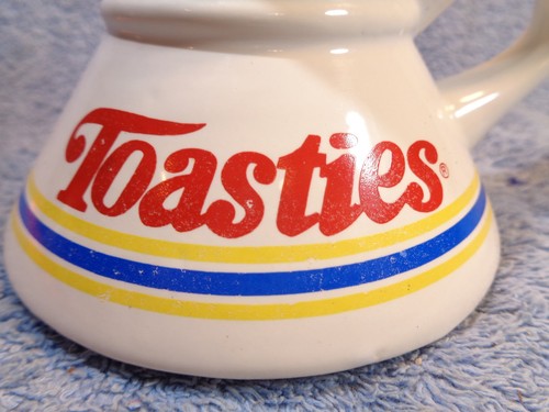 Vtg POST TOASTIES Cereal Advertisement Promo Ceramic Wide Bottom Coffee Cup Mug - Picture 10 of 11