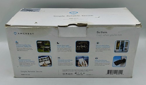 Amcrest 4MP UltraHD Wi-Fi Outdoor Bullet Camera IP4M-1026B - Bild 3 von 6