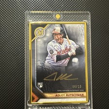 2023 Topps Museum Adley Rutschman Gold Frame Rookie Auto 6/10 | Card No. MFA-AR