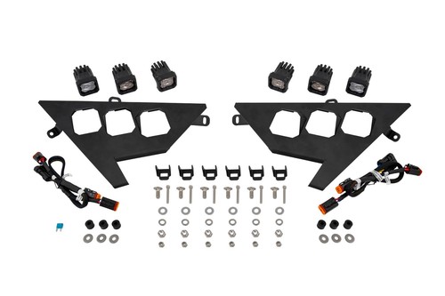 Diode Dynamics SSC1 Pro Headlamp Kit for 20-23 Polaris RZR - White Wide|Spot|Fog - Bild 1 von 8