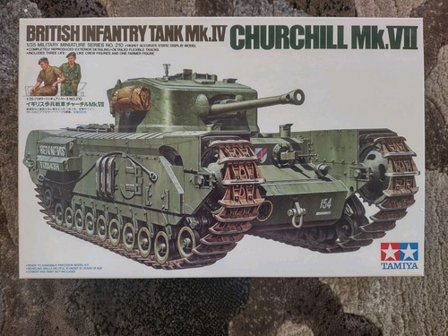 Tamiya 1/35 Churchill Mk. VII! + Vallejo Paint Set!