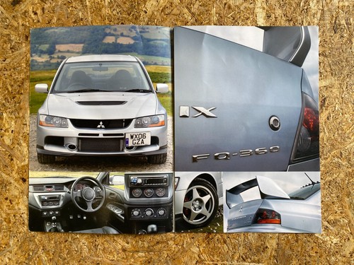 Mitsubishi Lancer Evo IX FQ-360 Brochure Original OEM Owner's Booklet - Picture 3 of 5