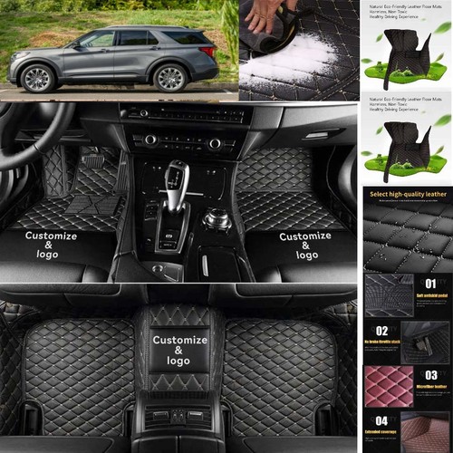For Ford Explorer Car Floor Mats Luxury Waterproof Pads Liner Auto Rug - Imagen 8 de 42