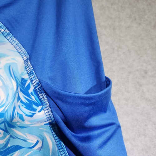 Under Armour Project Rock Herren M Blue Marble Kompressionsleggings Turnhose - Bild 6 von 12