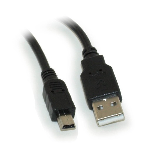 6ft USB 2.0 Certified 480Mbps Type A Male to Mini-B/5-Pin Male Cable - Picture 2 of 3