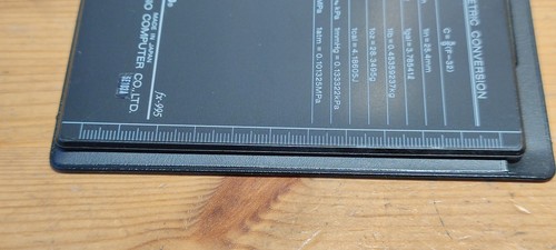 Casio FX-995 Slim Calculator - Boxed - Looks Complete - Tested - Prop/Collection - Picture 11 of 24