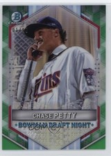 2021 Bowman Draft Night Green Refractor 1/99 Chase Petty #BDN-2 0o3x