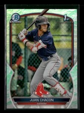 Juan Chacon 2023 Bowman Chrome Prospects Lunar Glow #BCP-105 Boston Red Sox