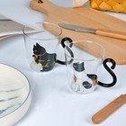  250ML Transparent Glass Japanese style Cat Cup Personality Milk Cup