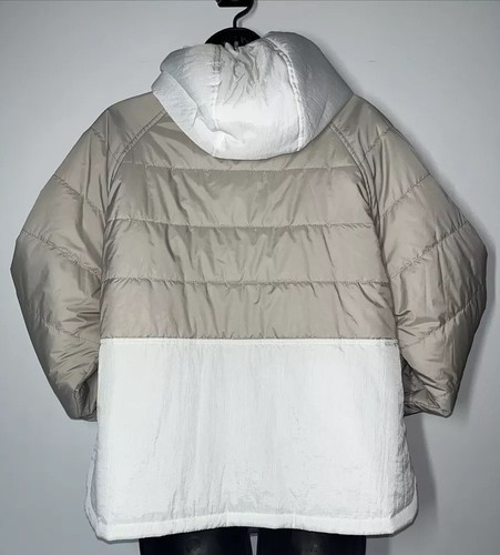 Abrigo Brunello Cucinelli Beige Blanco Ligero Con Capucha Lujo Puffer Cremallera Talla 42 - Imagen 3 de 24