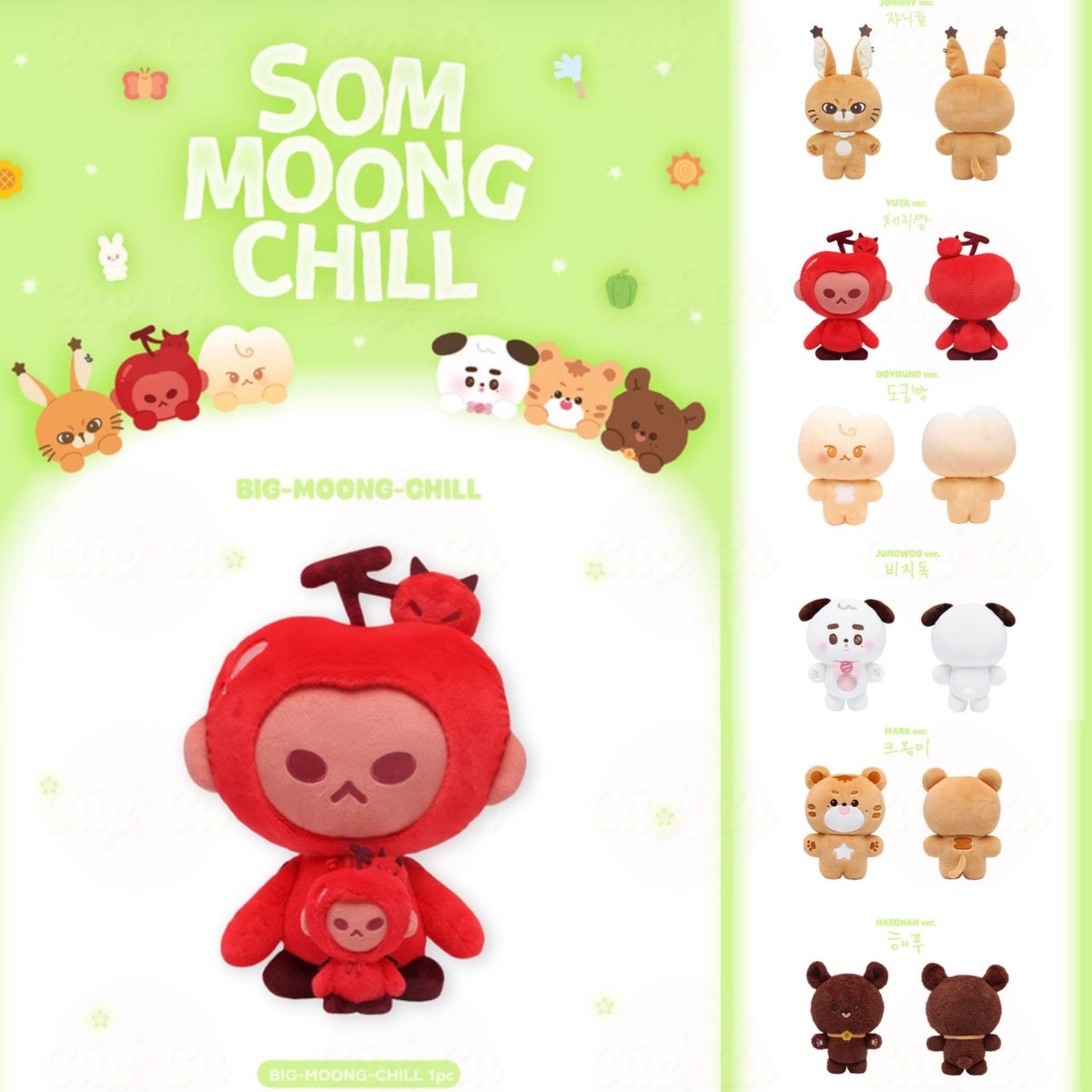 NCT 127 CHARACTER 'SOM-MOONG-CHILL' OFFICIAL MD GOODS