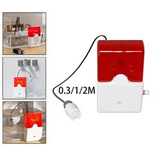 Water Level Detector Red Strobe 120 dB Lightweight Multipurpose Water Overflow