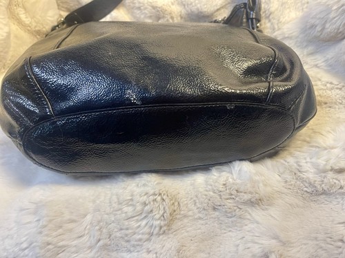 Cole Haan Parker Hobo-Schultertasche Essex schwarz Lackleder Fronttasche - Bild 8 von 14