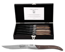 Steakmesser Luxury Line 6-teilig Gemischtes Holz