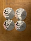 Disney porcelain coasters x4 say yes to new adventures George Asda 