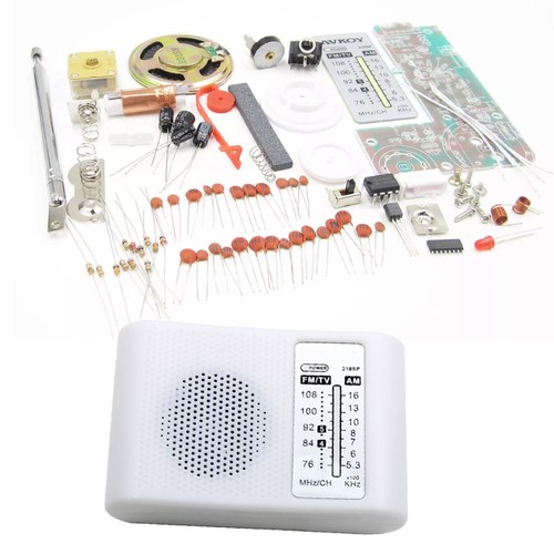 Kit de piezas de radio AM FM CF210SP Suite para amante electrónico Ham ensamblar hágalo usted mismo NUEVO - Imagen 2 de 20