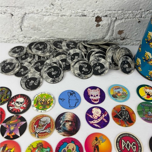 Vintage Sammler Pogs in der Dose - Bild 4 von 9