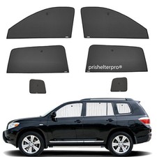 Fit For Toyota Highlander 2008-2013 Side Window Black Silver Camp Sunshade 6pcs Fit For Toyota Highlander 2008-2013 Side Window Black Silver Camp Sunshade 6pcs