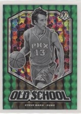 2019-20 Panini Mosaic Old School Green Mosaic Prizm Steve Nash #1 HOF 06y2