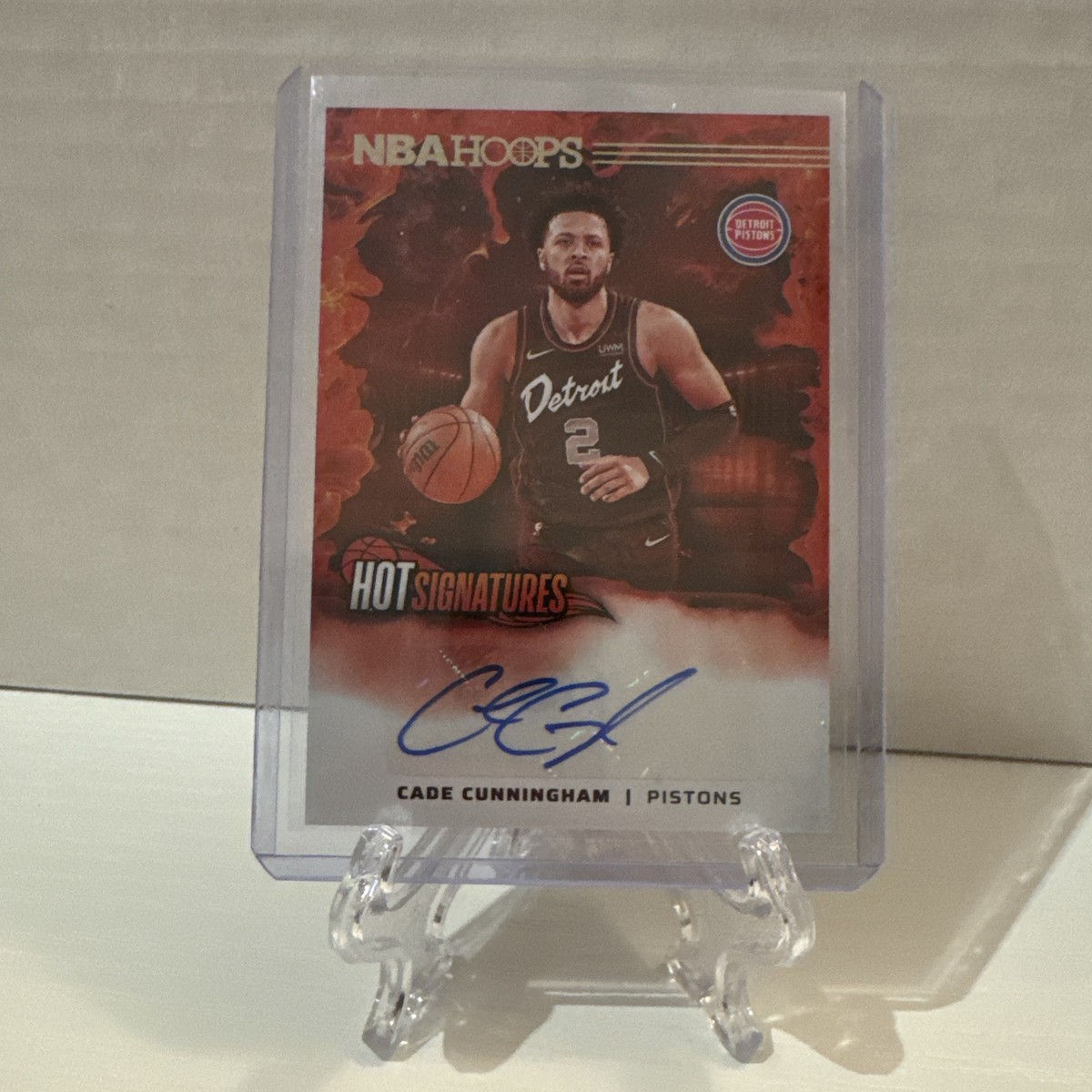 2024-25 Panini NBA Hoops CADE CUNNINGHAM Hot Signatures auto