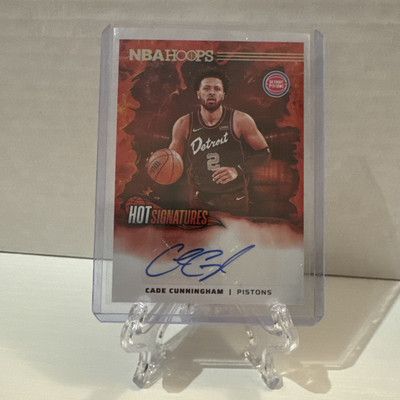 2024-25 Panini NBA Hoops CADE CUNNINGHAM Hot Signatures auto