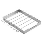 2 Sätze Tragbarer Klappgrill Nützliche Camping-Tool Grill-Rack für Outdoor
