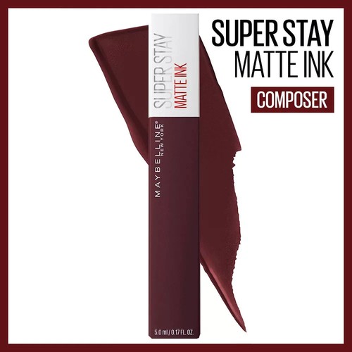 MAYBELLINE SuperStay Matte Ink Liquid Lipstick COMPOSER 112 - Picture 2 of 3