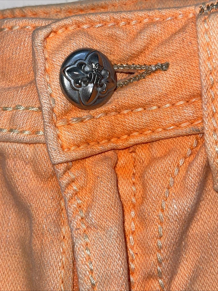 MISS ME Boyfriend Shorts Size 28 JB5014H81 Orange - Image 3 of 4
