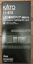 Kato N Scale Bright LED Passenger Car Lighting Kit 6pcs 11-212 USA SELLER!! NEW!