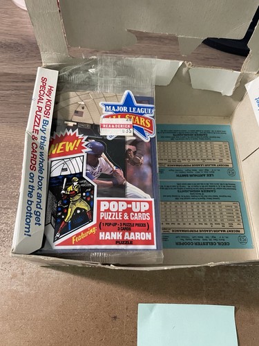 1986 Donruss All-Stars Pop-Up Baseball Partial Box (23 Packs) - Picture 3 of 4