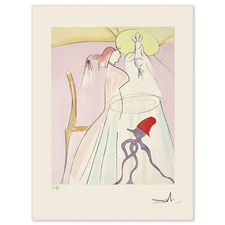 Salvador Dali- Etching "Urashima Taro"