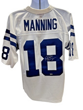 Peyton Manning Autographed Jersey Mitchell & Ness White