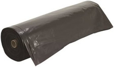 Frost King P1025B/6 Polyethylene Sheeting, 10' X 25' X 6 Mil., Black