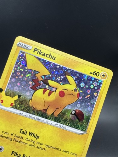 Pokemon General Mills Pikachu Holo Black Star Promo 25th Anniversary SWSH039 - Picture 18 of 24