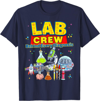Lab Crew Cute Science Laboratory Diagnostic Lab Week 2026 T-Shirt