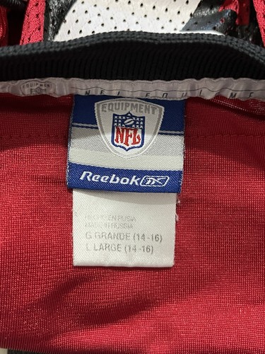 Maglia Michael Vick #7 Atlanta Falcons Reebok Youth L rossa attrezzatura NFL - Foto 3 di 4