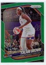 2025 Panini Prizm WNBA Green Prizm Kalani Brown #55 0o1