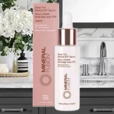 Mineral Fusion Sheer Tint Mineral SPF Lightweight Facial Serum Light Tinted 