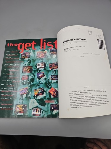 Nintendo Power Magazine Vol 67 Dec 1994 Earthworm Poster and Last Sub Cover - Foto 5 di 6