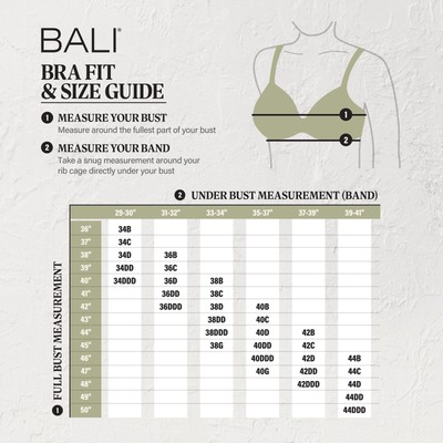 Bali Live It Up Seamless Underwire Bra