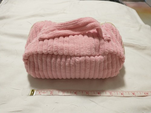 NWT. Pink Make-up Bag Two Way Zip, Lockable - Picture 3 of 13